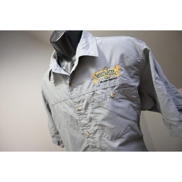 Mountain HardWear Shirt Sweet Water Brewing High Country Gray Mens Size Large - Picture 1 of 9